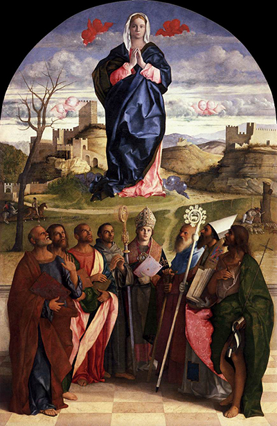 Virgin in Glory with Saints Giovanni Bellini